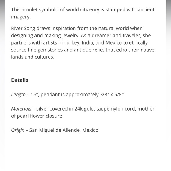 River Song Amazing Talisman necklace - Picture 11 of 12